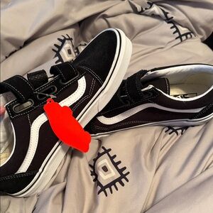 Vans Black and White Men's Shoes